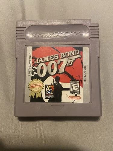 Nintendo Game Boy James Bond 007 Cartridge, Tested Working. Game ONLY