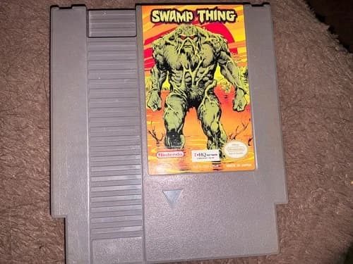 Swamp Thing NES game Authentic[read] tech special can’t figure out how to fix