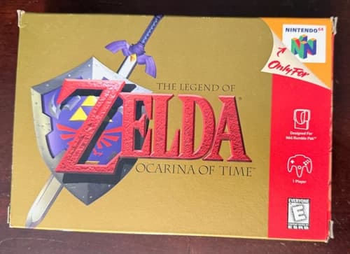 The Legend of Zelda: Ocarina of Time (Nintendo 64 N64) CIB with packaging Tested