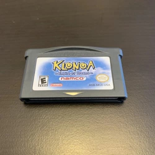 Klonoa: Empire of Dreams Nintendo Game Boy Advance Authentic Tested