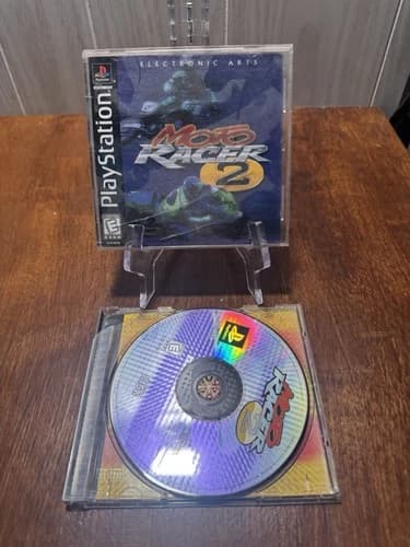 Moto Racer 2 (Sony PlayStation 1, 1998) complete and tested