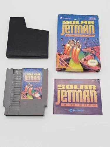 Solar Jetman: Hunt for the Golden Warpship (Nintendo NES) Complete - Authentic