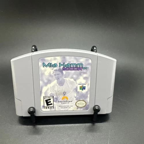 Mia Hamm Soccer 64 (Nintendo 64, 2000) N64 Authentic Cartridge Tested