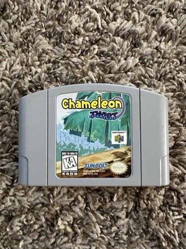 Chameleon Twist (Nintendo 64 N64, 1997) Cartridge Only Authentic *TESTED*