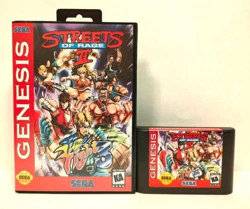 Streets of Rage 2 x Final Fight 3 for Sega Genesis/Mega Drive