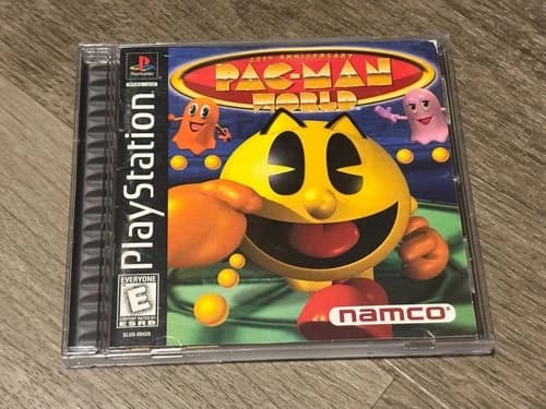 Pac-Man World Playstation 1 PS1 Complete w/Reg Card Authentic Tested Works