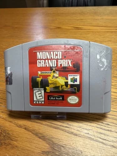 Monaco Grand Prix Nintendo 64 N64 Cartridge Only Authentic