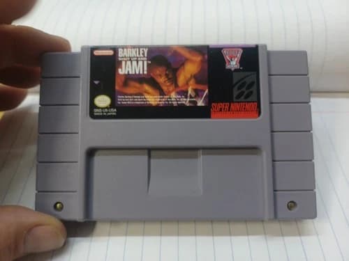 Barkley SHUT UP AND JAM! Super Nintendo SNES -Tested - Authentic