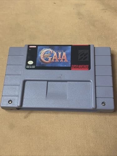 Illusion of Gaia (Super Nintendo, 1994) Tested SNES Cartridge Only