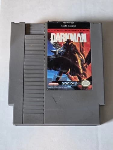 Darkman Nintendo NES Authentic Clean Pins - Top Label Peel