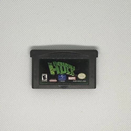 The Incredible Hulk for Gameboy Advance GBA SP Tested - Working Loose Cartrige