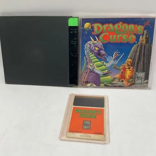 Dragon’s Curse (TurboGrafx-16, 1990) TG16 CIB Complete Tested