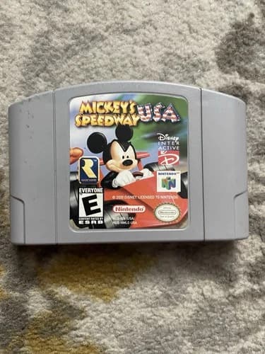 Mickey's Speedway USA - Nintendo 64 (N64) AUTHENTIC TESTED