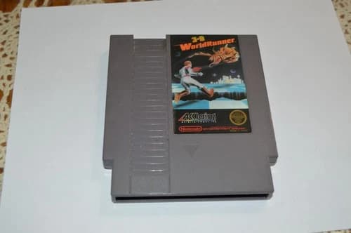 3-D WorldRunner Nintendo Entertainment System (NES) Game Cart TESTED