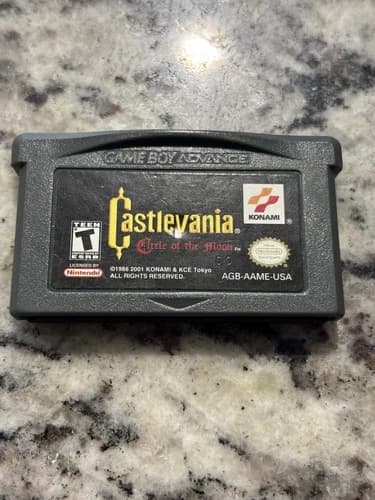 Castlevania Circle of the Moon - Game Boy Advance Authentic SAVE WORKS