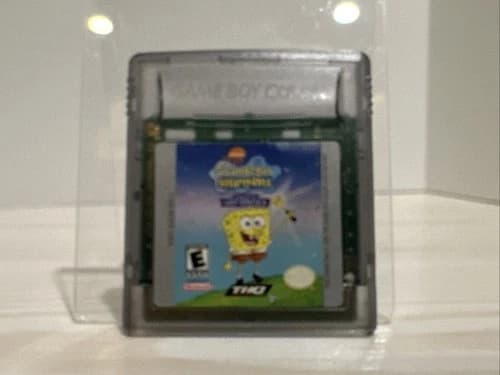 SpongeBob Squarepants: Legend of the Lost Spatula Game Boy Color Tested & Works