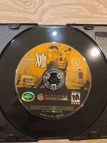 Thirteen XIII (Nintendo GameCube, 2003) Tested DISC Professionally Resurfaced