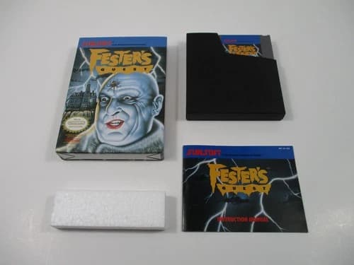 FESTER'S QUEST Nintendo NES Game Complete In Box Authentic!