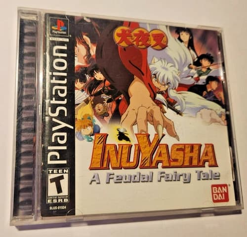 Playstation InuYasha A Feudal Fairy Tale PS1 Complete with Booklet