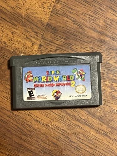 Super Mario World Super Mario Advance 2 (Game Boy Advance, 2002) GBA Authentic