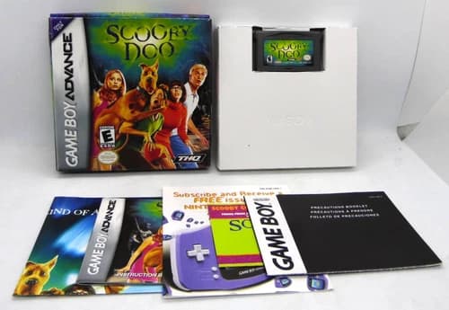 Authentic Scooby Doo: The Motion Picture Game Boy Advance Complete CIB GBA