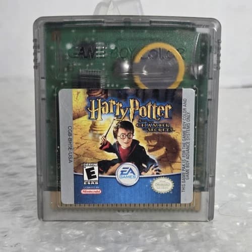 Harry Potter And The Chamber Of Secrets Gameboy Color GBC GBA New Battery Clean