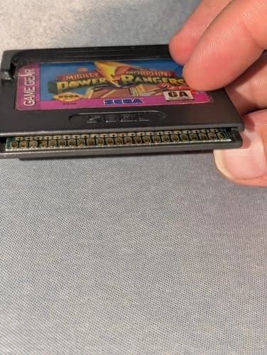 SEGA Mighty Morphin Power Rangers Sega Game Gear Cartridge