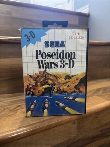 Poseidon Wars 3-D (Sega Master System, SMS) CIB