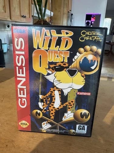 Wild Wild Quest with Chester Cheetah Sega Genesis Complete in Box