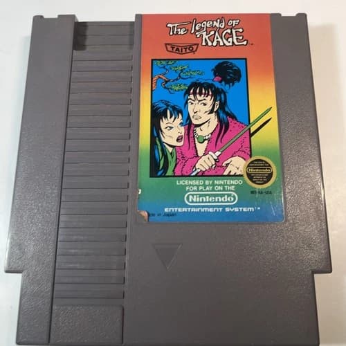 The Legend of Kage (Nintendo NES, 1987) Game Cartridge Only Tested & Working