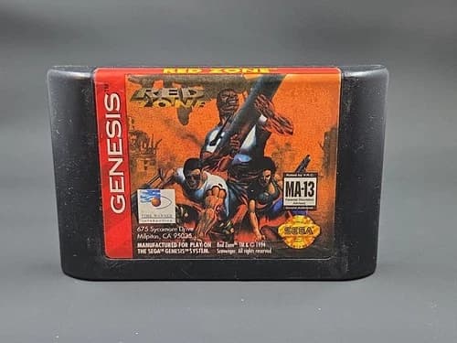 Red Zone (Sega Genesis) Cartridge Only, Tested