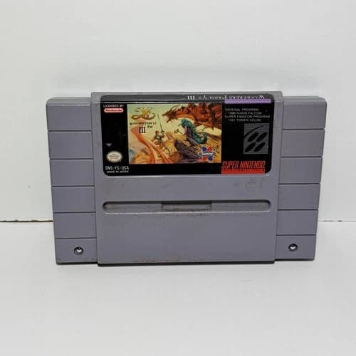 Ys III: Wanderers From Ys Super Nintendo SNES Authentic