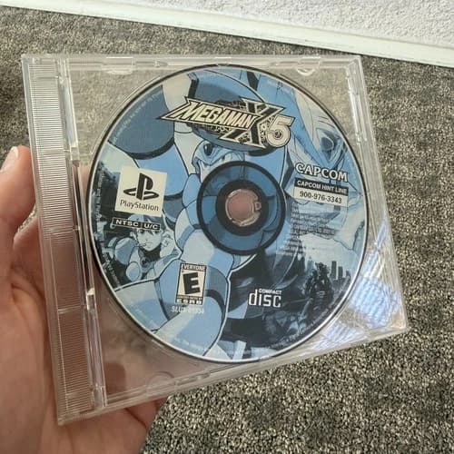 Mega Man X5 (Sony PlayStation 1, 2001) PS1 Disc Only Great Condition Tested