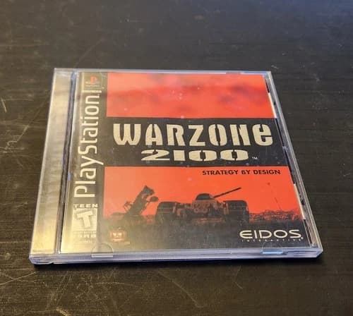 Warzone 2100 (Sony PlayStation 1, 1999) CIB