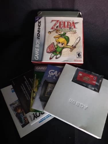 CLEAN Legend of Zelda The Minish Cap Complete GBA Game Boy Advance Authentic CIB