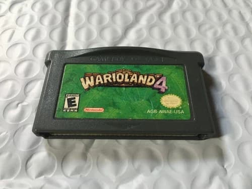 Wario Land 4 (Nintendo Game Boy Advance, 2001) GBA - TESTED - FREE SHIPPING