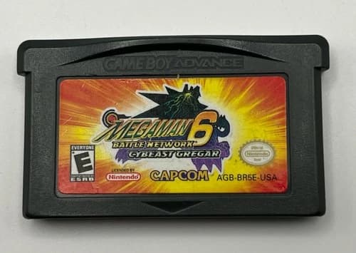 Mega Man Battle Network 6 Cybeast Gregar Game Boy Advance - GBA Authentic Tested