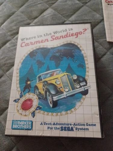 Where In The World Is Carmen Sandiego? (Sega Master System 1985) Complete CIB