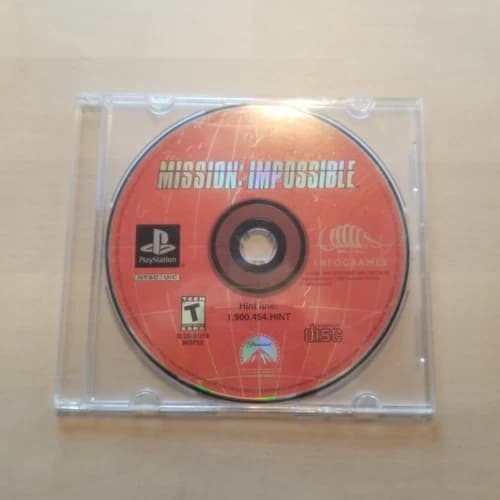 Mission: Impossible (Sony PlayStation 1, 1999) PS1 DISC ONLY