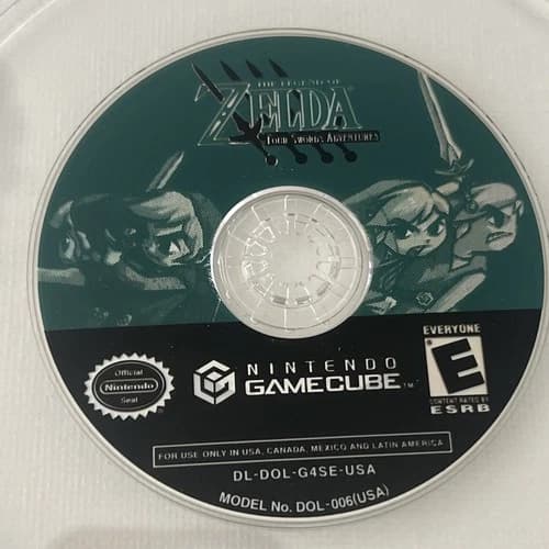 The Legend of Zelda: The Four Swords Adventures (Nintendo GameCube) Disc Only