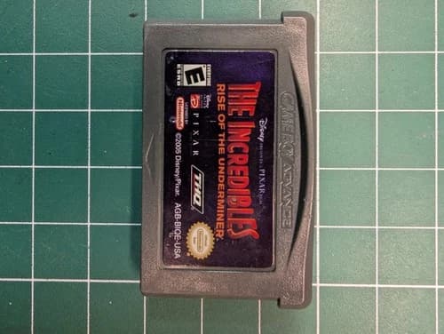 THE INCREDIBLES: RISE OF THE UNDERMINER NINTENDO GAMEBOY ADVANCE SP GBA GAME