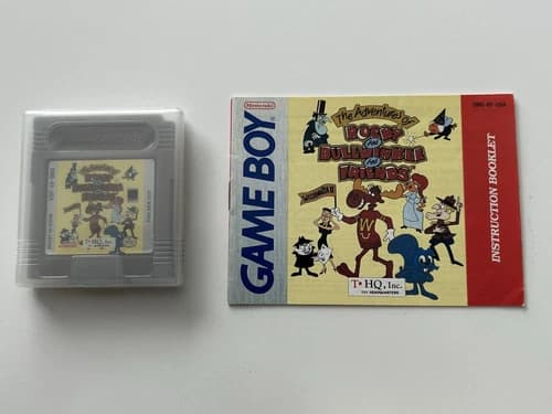 Nintendo Game Boy Adventures Of Rocky Bullwinkle Friends *Working All Original*
