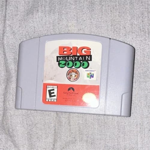 SouthPeak Big Mountain 2000 Skiing Multiplayer Nintendo 64 Game Cartridge NTSC-…