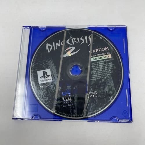 Dino Crisis 2 Sony PlayStation 1 PS1 Disc Only Blockbuster Rental! - Tested
