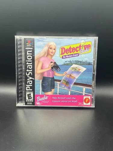PLAYSTATION PS ONE DETECTIVE BARBIE THE MYSTERY CRUISE MATTEL PS1