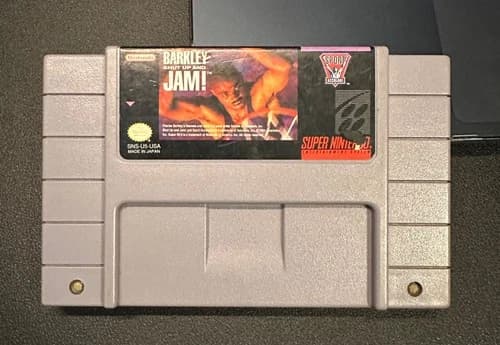 BARKLEY, SHUT UP AND JAM! - Super Nintendo SNES (Authentic) Game, Tested
