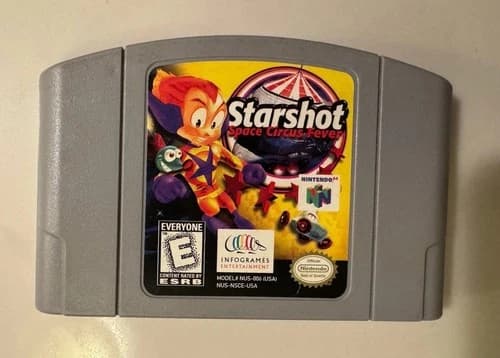 Starshot: Space Circus Fever Nintendo 64 n64 Authentic Tested MINT Condition