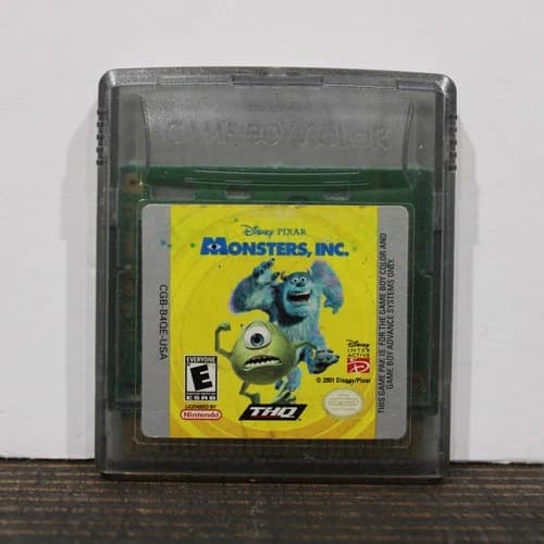 MONSTERS INC Nintendo Gameboy Color GBC Tested Authentic Game Boy 2001