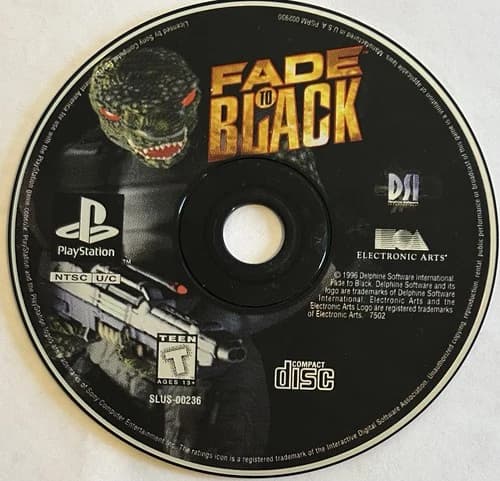 Fade to Black (Sony PlayStation 1, PS1) DISC ONLY | NO TRACKING | M2254