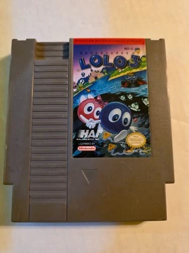 Adventures of Lolo 3 NES Cart Only